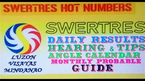 swertres hot number today